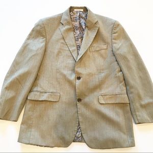 MICHAEL KORS Mens Tan Sport Coat Blazer Mens 40